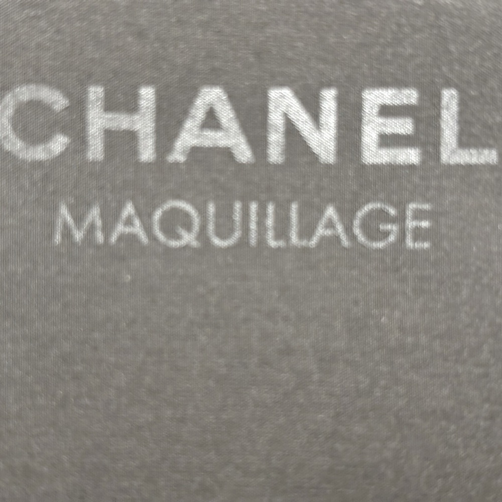 CHANEL Maquillage black cosmetic pouch